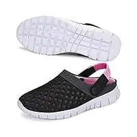 chaussures de jardin hommes mules femmes sabots respirant pantoufle d'été sandales de plage rose 39