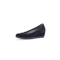 gabor shoes femme gabor basic escarpins, bleu (pazifik 16), 42.5 eu