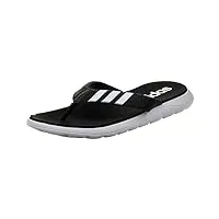 adidas homme tongs confortables sandale glissante, core black/footwear white/core black, 44 eu