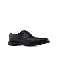andrés machado - chaussure pour hommes de style blücher en cuir noir - am-oxford - pour le quotidien - chaussures habillées -noir, eu 50