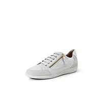 geox femme d myria c sneakers, white/off white, 37 eu