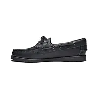 sebago docksides portland w, chaussures bateau femmes, noir (total black 924), 42 eu