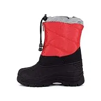 kimberfeel - brazeau - bottes de neige pour femme, taille 37/38, rouge
