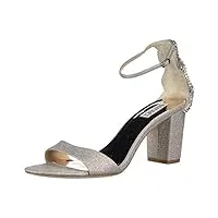 badgley mischka women's block heel heeled sandal