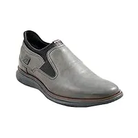 fluchos 9850 - chaussures pour homme mocassins en caoutchouc modernes ultra légères marron, marron, 40 eu