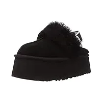 ugg female funkette slipper, black, 3 (uk)
