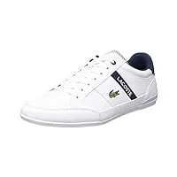 lacoste homme baskets chaymon, wht/nvy/red, 44.5