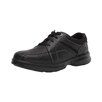 clarks - chaussures de marche bradley pour hommes, 40 eu, black tumbled leather