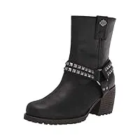 harley-davidson footwear bottes harnais tamori pour femme, noir, 37.5 eu