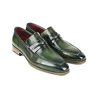 paul parkman chaussures mocassins homme vert (id#068-grn), vert, 43 eu