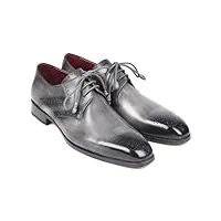 paul parkman chaussures derby à bout médaillon gris pour homme (id#6584-gry) - gris - gris, 46 eu