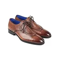 paul parkman chaussures derby marron à bout fendu pour hommes (id#8871brw), marron, 47 eu