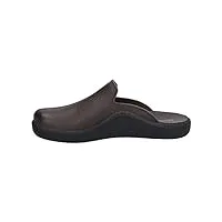 westland homme pantoufles monaco 202 g, monsieur chaussons,largeur h (large),pantoufles,chaussons,mules,confortables,marron (mocca),43 eu / 9 uk