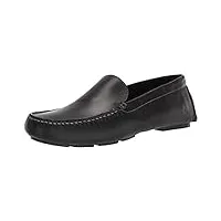 hush puppies men's monaco ii driving style loafer, black leather, 12