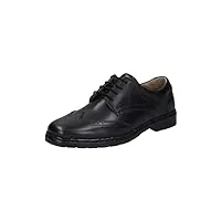 josef seibel homme chaussures d'affaires alastair 14, monsieur chaussures à lacets,largeur k (extra-large),semelle intérieure amovible,noir (schwarz),49 eu / 14 uk