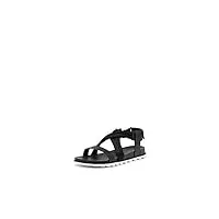 sorel women's roaming decon sandal - black - size 6