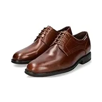 mephisto chaussure à lacets en cuir kevin pour homme marron (numeric_45)