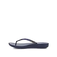 fitflop femme sparkle classic iqushion ombre flipflop, midnight navy (marineblau), 39 eu