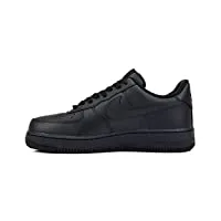nike homme air force 1 '07 chaussures, triple black, 45 eu