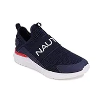 nautica men's casual fashion sneakers-walking shoes-lightweight joggers-bolton-navy-10