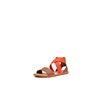 sorel women's ella ii sandal - signal red - size 6