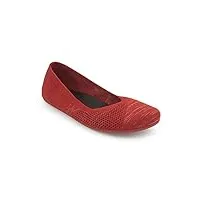 xero shoes phoenix ballerines décontractées légères et confortables pour femme, rouge, 37 eu