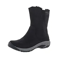 merrell women's encore 4 tall polar waterproof snow boot, black, 7.5