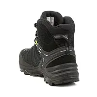 salewa homme ms alp trainer 2 mid gtx chaussures de randonnée, noir, 43 eu