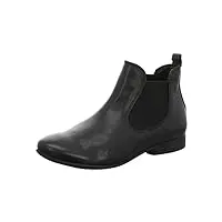 think! guad bottes chelsea en cuir doublées durable pour femme - noir - 0000,noir,43 eu
