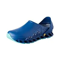 scholl mixte evoflex sandale, navy blue, 40 eu large