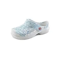 schu’zz - protec imprimé - sabot médical femme - chaussures d’hôpital - léger, confortable, respirant, antidérapant, semelle amovible - mandala, 38 ue