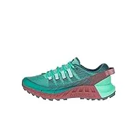 merrell agility peak 4, chaussures de trail femme, vert menthe, 40.5 eu
