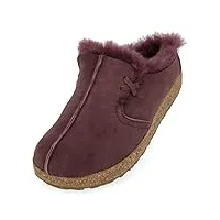 haflinger pantoufles pour femmes saskatchewan 711021, pointure:38 eu, la couleur:violet