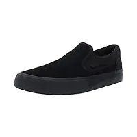 dc men's crisis 2 skate shoe, black/black, 8.5