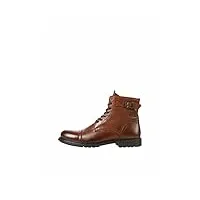 jack & jones homme jfwshelby leather boot sn bottes, cognac, 43 eu