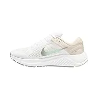 nike femme air zoom structure 24 chaussure de marche, white/barely green-light soft, 38 eu