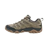 merrell chaussures de randonnée imperméables moab 3 pour homme, olive/gum, 43 eu