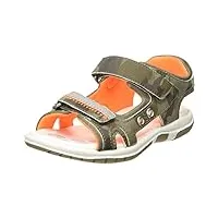 chicco sandales à double velcro, confortables, légères, flexibles et transpirantes garçon, orange, 26 eu, conçu en italie