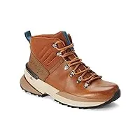 spyder men’s hayes hiking boot, waterproof leather, increased traction, caramel, size 9.5