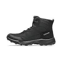 icebug nirak2 bugrip chaussures de randonnée d'hiver avec semelle de traction cloutée en carbure de tungstène pour homme, noir, 45 eu
