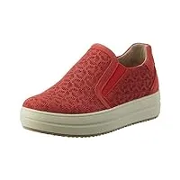 enval soft d ss 17586, chaussure bateau femme, rouge, 36 eu