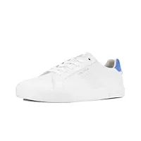 nautica men's colpa casual lace-up shoe,classic low top loafer, fashion sneaker-white royal size-13