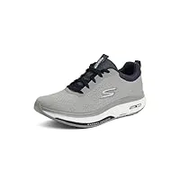 skechers chaussures de marche pour homme go walk arch fit – baskets outpace, gris/bleu marine, 45 eu