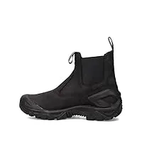 merrell men's work, strongfield chelsea waterproof comp toe work boot black 9.5 m