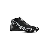 sparco bottines prime-t 2022 taille 43 noir/blanc, chaussure bateau mixte, standard