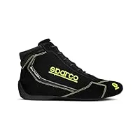 sparco mixte bottines slalom 2022 taille 48 noir/jaune chaussure bateau, standard