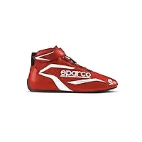 sparco mixte bottines formula 8856-2018 taille 43 rouge/blanc chaussure bateau, standard