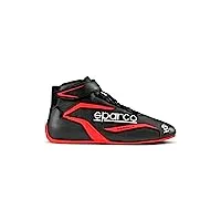 sparco mixte formula 8856-2018 bottes, taille 44, noir/rouge chaussure bateau, standard