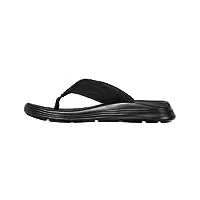 skechers sandales sargo point vue 204383-blk, noir , 44 eu
