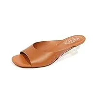 tod's g5150 sandalo donna brown leather sandals woman-36